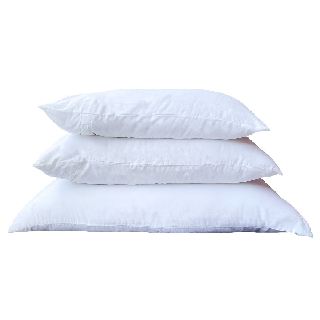 Cotton  Pillow with Wool Infill