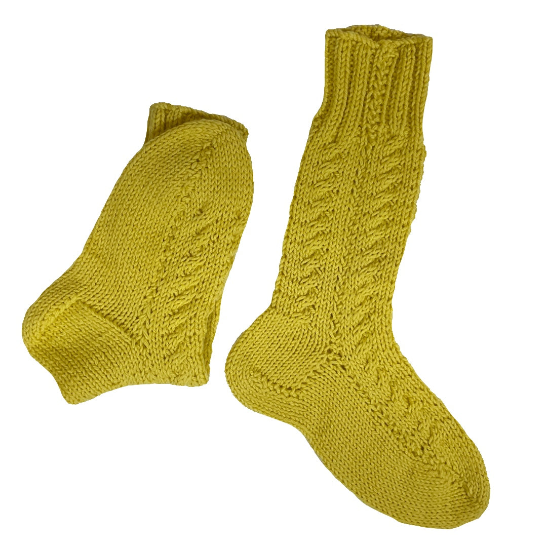 Knitting | Hand-Knit | 100% Wool Socks