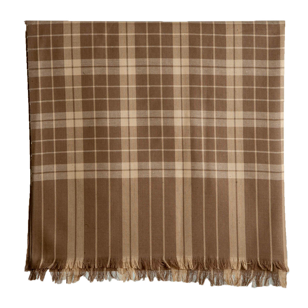 Woolen Stoles & Shawls | Beige| 100x200 Cm|