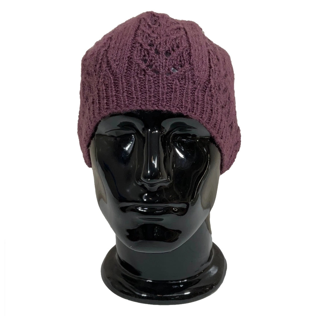 Wool Cap | Unisex | 100% Wool |Purple