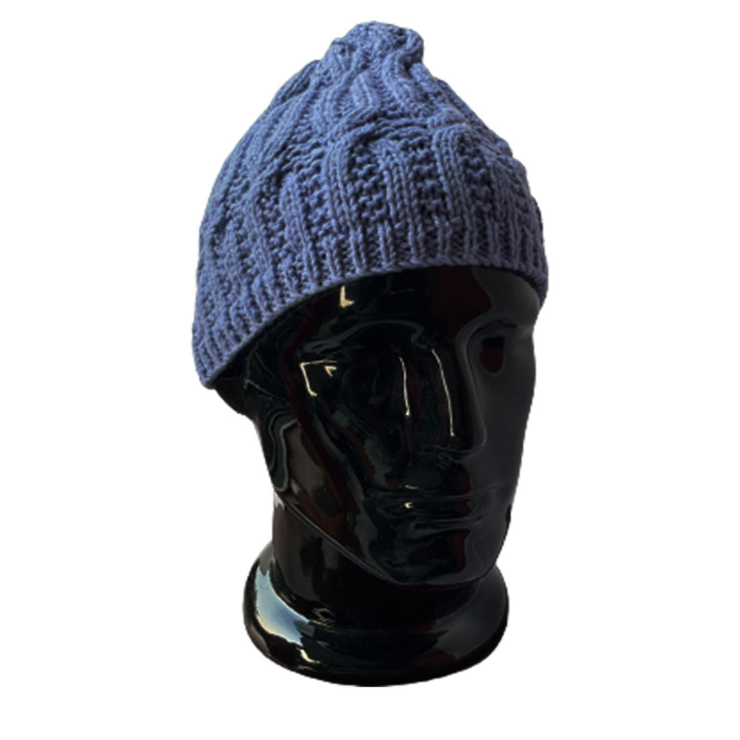 Wool Cap| Unisex | 100% Wool | Wild Blue