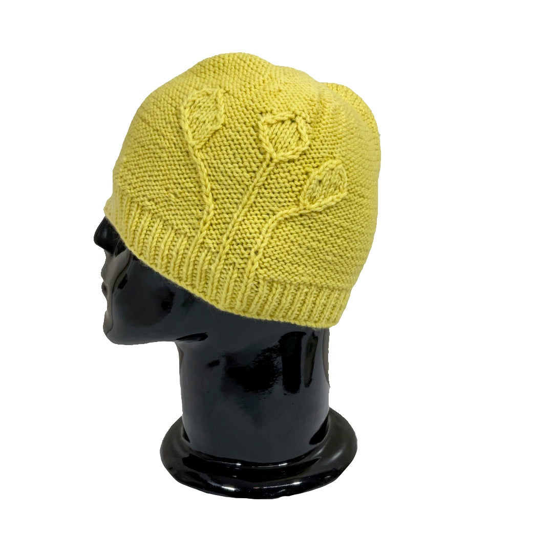 Wool Cap | Unisex | 100% Wool | Light Yellow