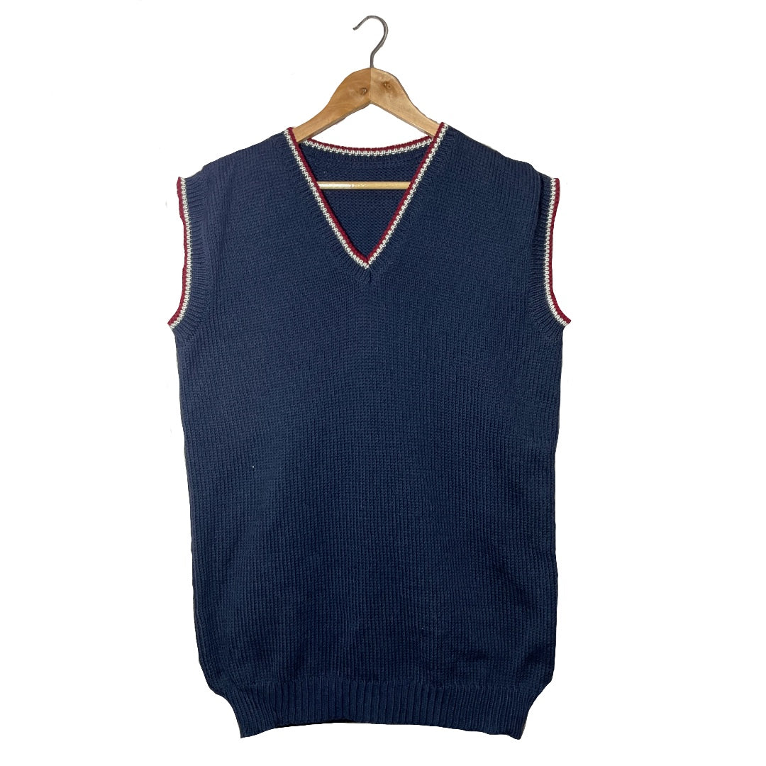 Pullover V  Neck Half Sleeve - After Midnight |  Half  Sleeve -  |  For  Men  |  100% Organic Wool