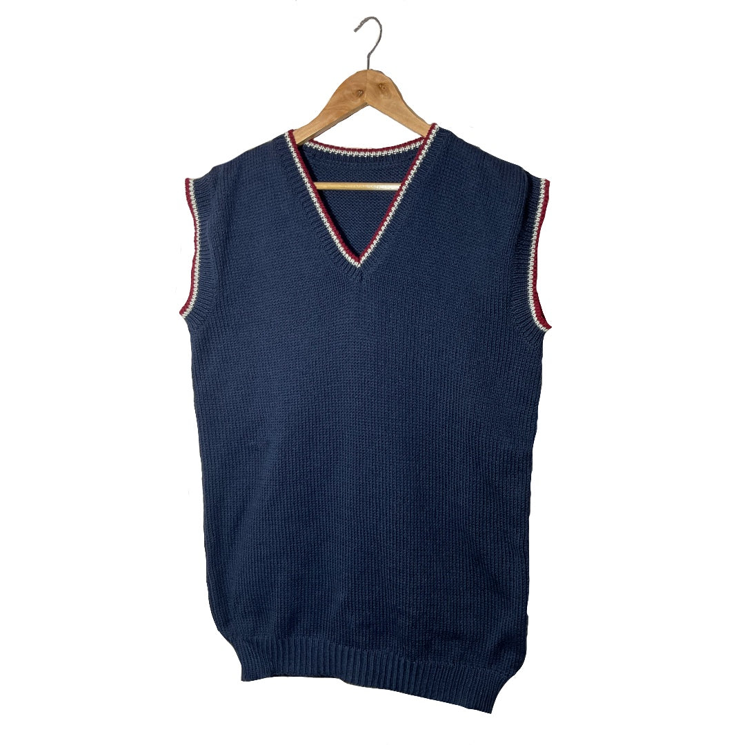 Pullover V  Neck Half Sleeve - After Midnight |  Half  Sleeve -  |  For  Men  |  100% Organic Wool