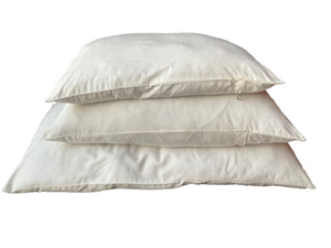 Bamboo Pillow with Wool Infill | Color Queen Off-White Off- White | Material Bamboo Fabric and Wool Infill