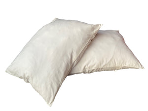 Bamboo Pillow with Wool Infill | Color Queen Off-White Off- White | Material Bamboo Fabric and Wool Infill