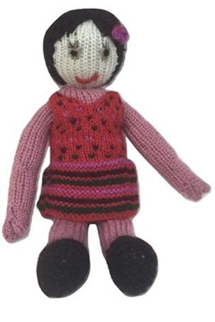 The Happy Doll Hand Knitted - Mojopanda Organic  Store