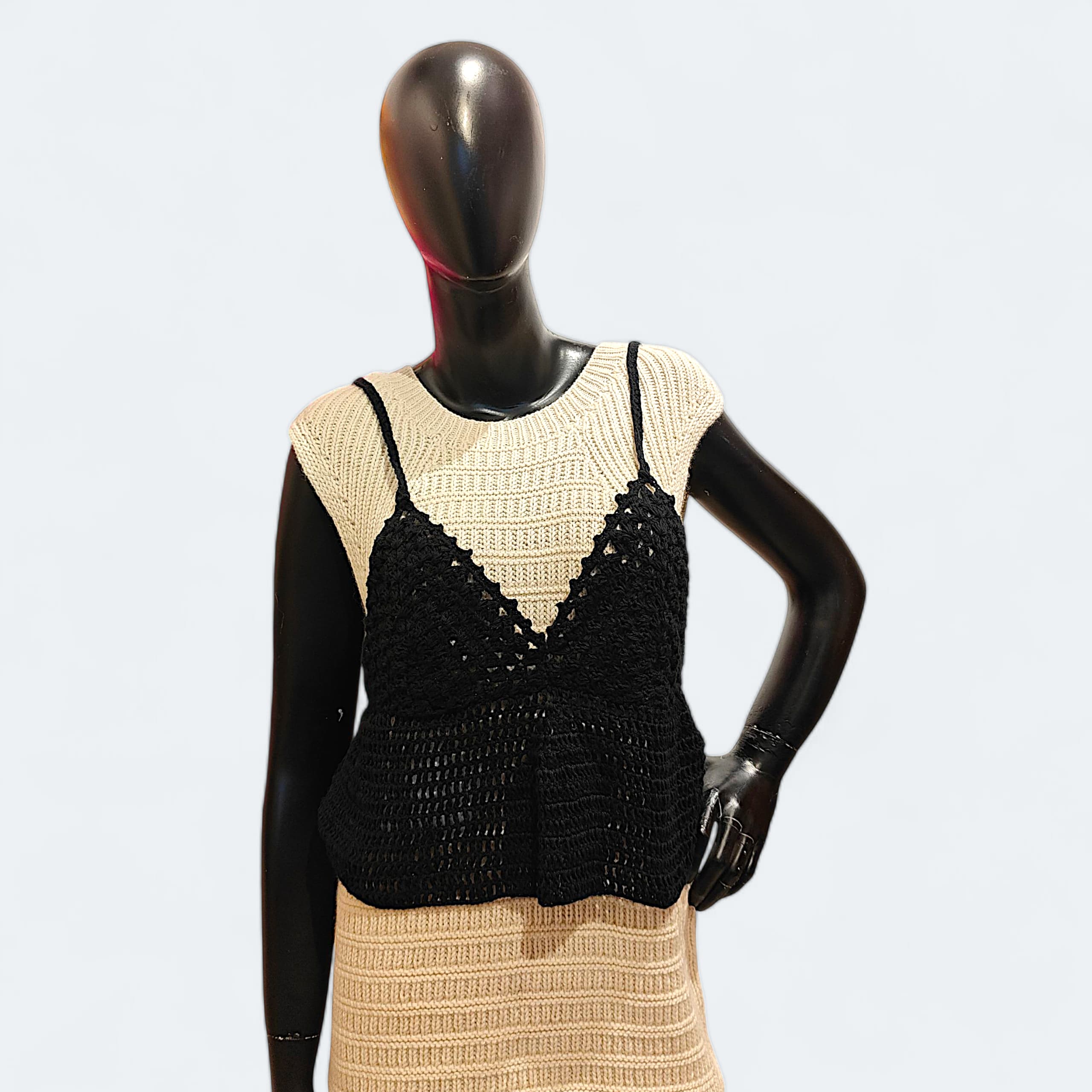 Lana Crochet Cotton Top