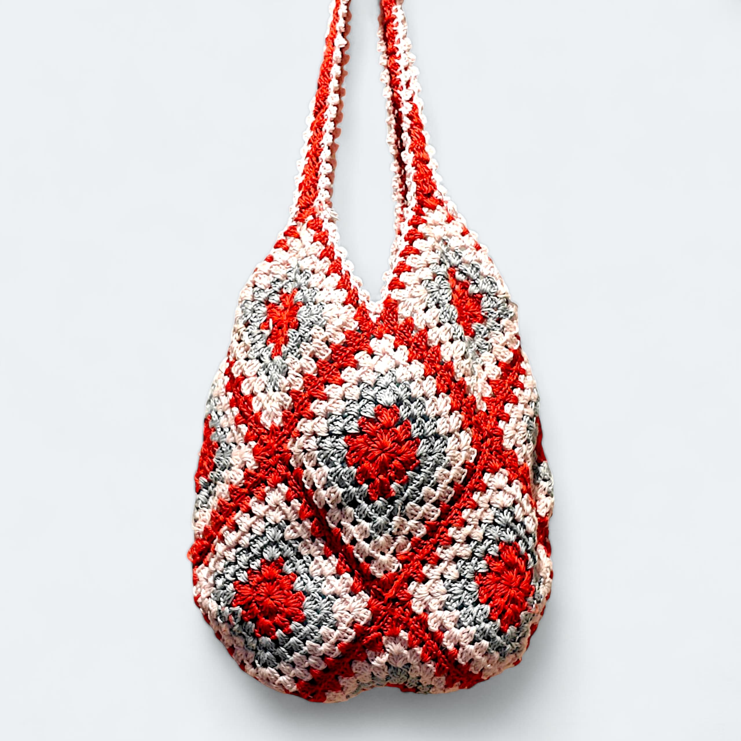 Cotton Crochet Bag –Multi-Colour-  Eco-Friendly & Stylish