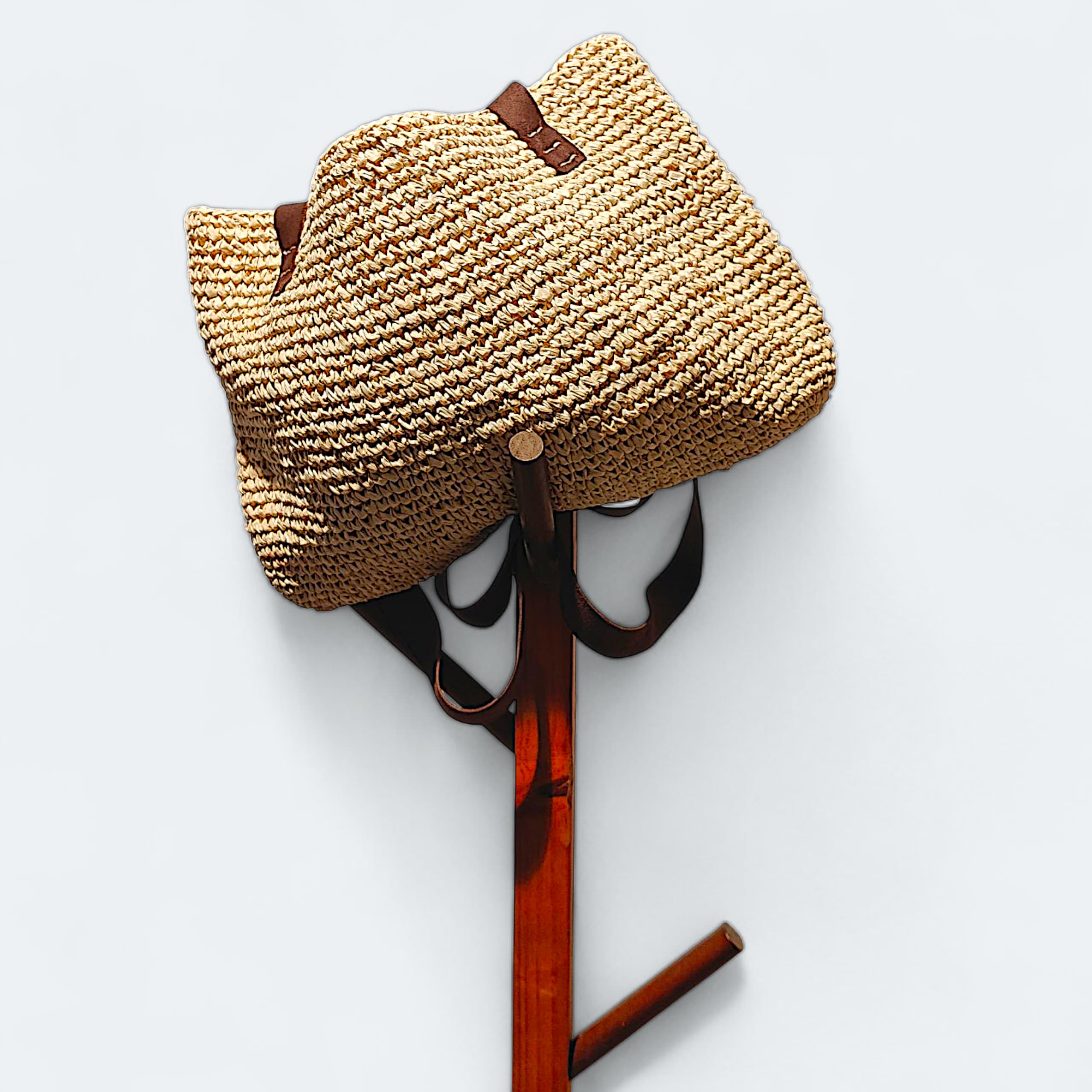 Natural Raffia Tote Bag