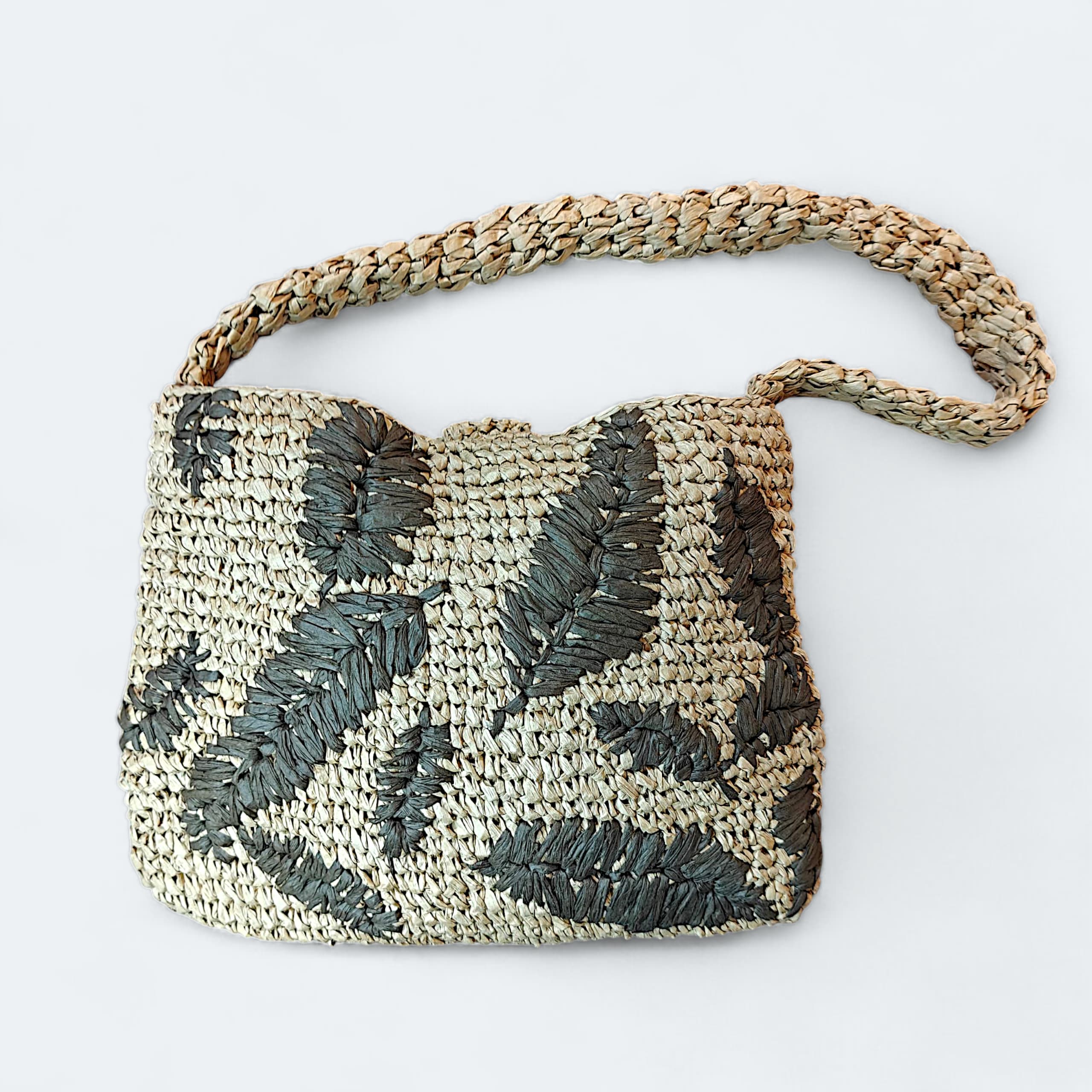 Raffia Shoulder Bag