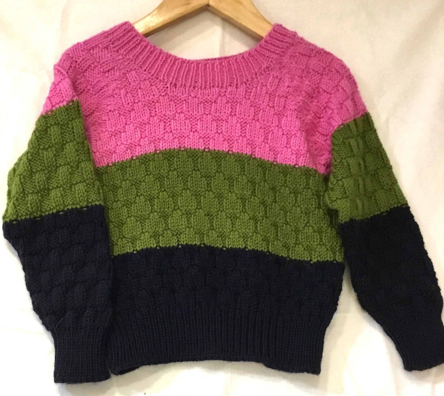 Organic Wool | Pullover | Multi color  | Size 2Y - 92