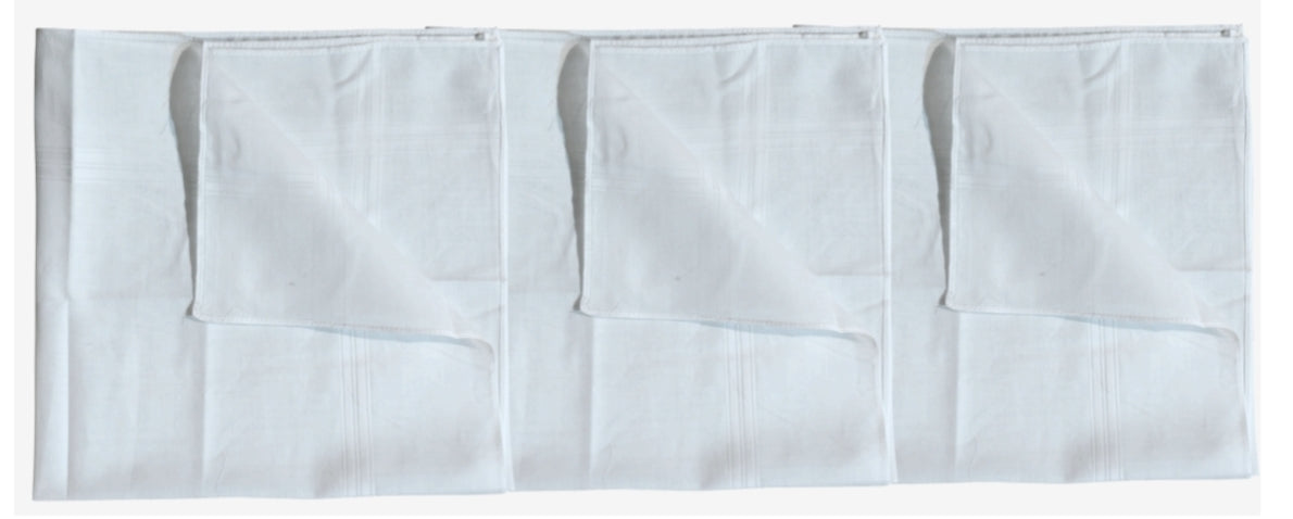 Premium Cotton Compact Handkerchief | Satin Fold Finish