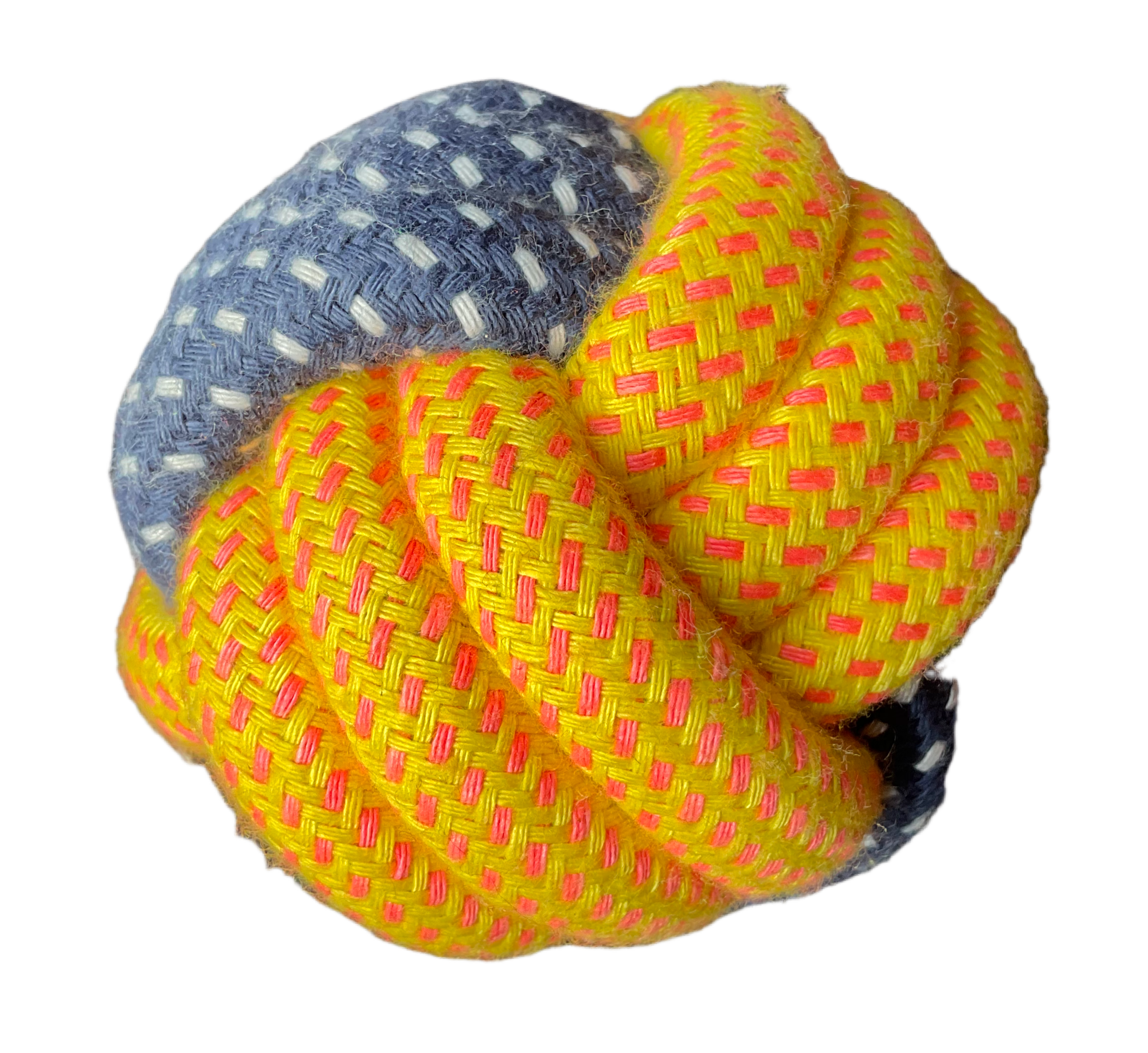 Mojopanda EcoRuff Ball Rope Toy – Colorful, Durable Fun for Playful Pups