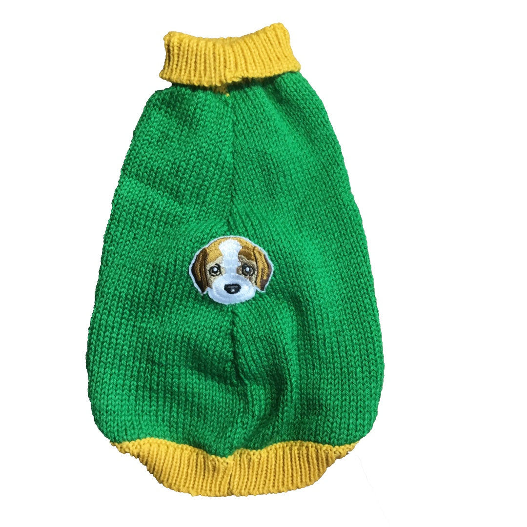 100% Wool |  Dog Sweater |