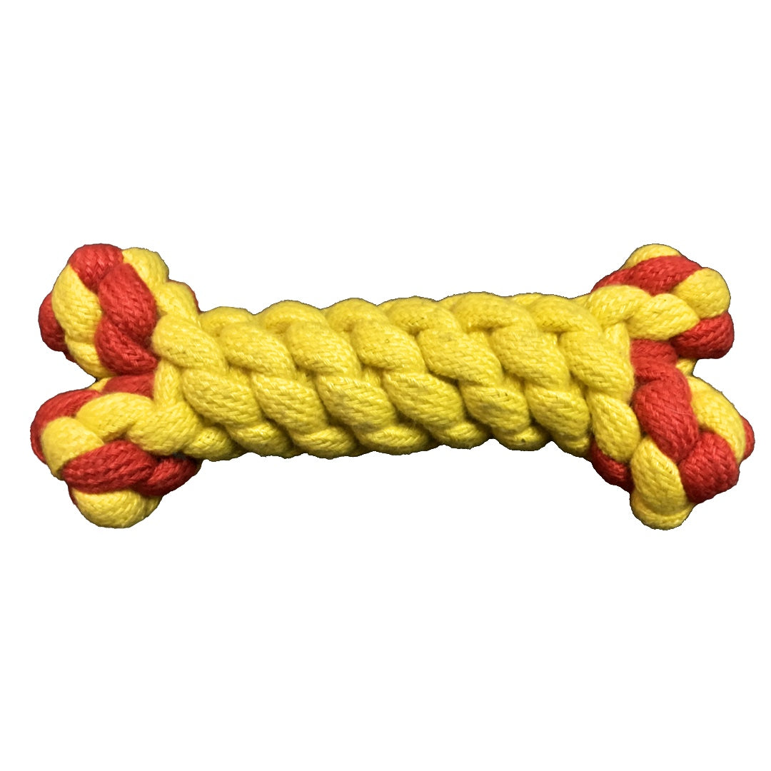 Tug & Chew Bone Buddy – Durable Rope Toy for Playful Pups