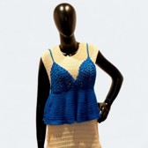 Lan Crochet Cotton Top Top