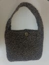 Sheep  Wool Tote Bag 100% Organic I– Grey & Black (3/5 / 24 Micron)
