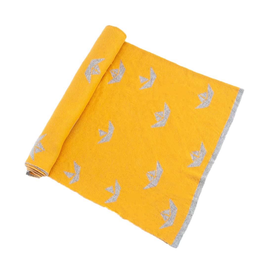 Knitted Baby Winter Blanket | 100% cotton