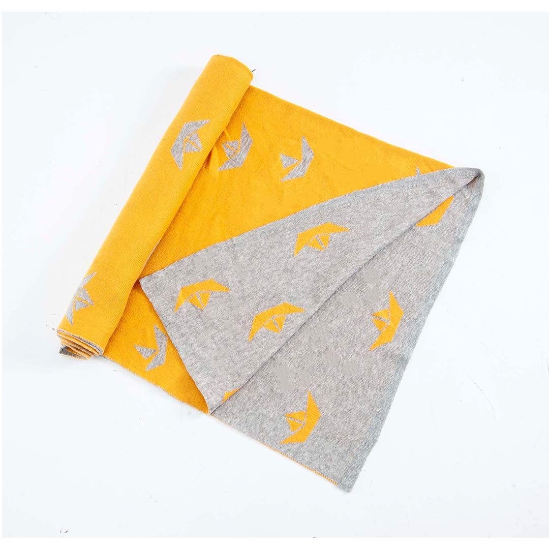 Knitted Baby Winter Blanket | 100% cotton