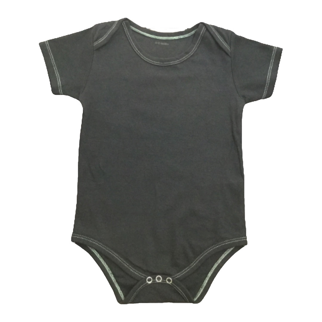 Organic Cotton Romper for infant Black color