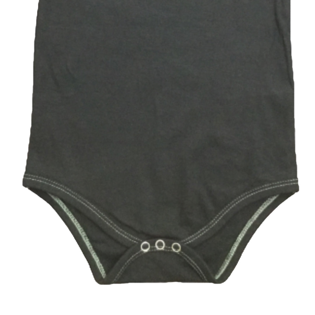 Organic Cotton Romper for infant Black color