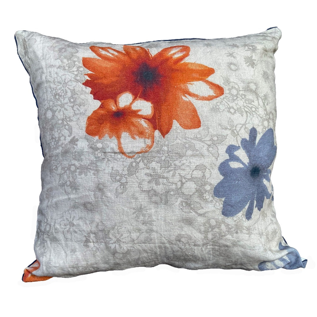 Cushion Cover  - Printed| 100% Hemp Fabric