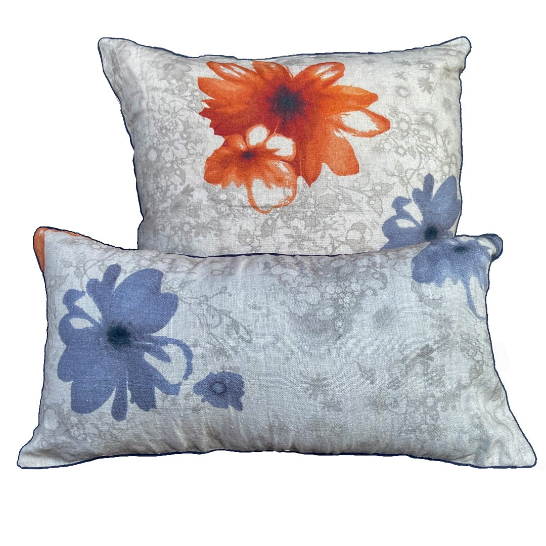 Cushion Cover  - Printed | 100% Hemp Fabric