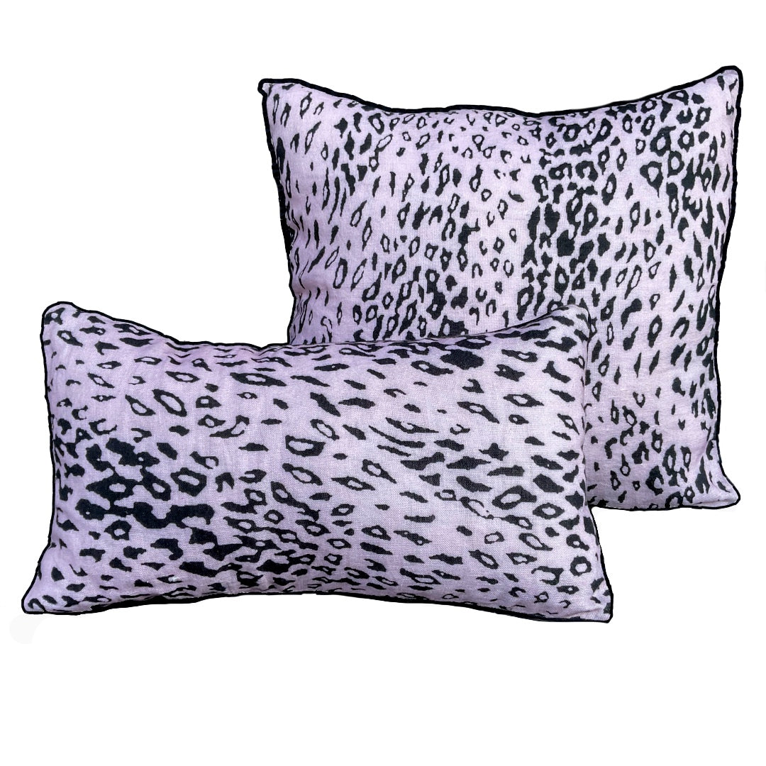 Full Cushion | 100% Hemp 100% fabric, digital print with piping cotton fabric