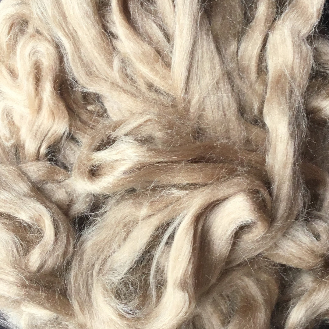 Silk Tussar  Sliver - Carded