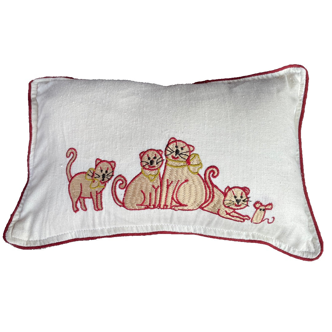 Organic Wool | Eri Silk  Matters  with  Embroidery | Wool Infill