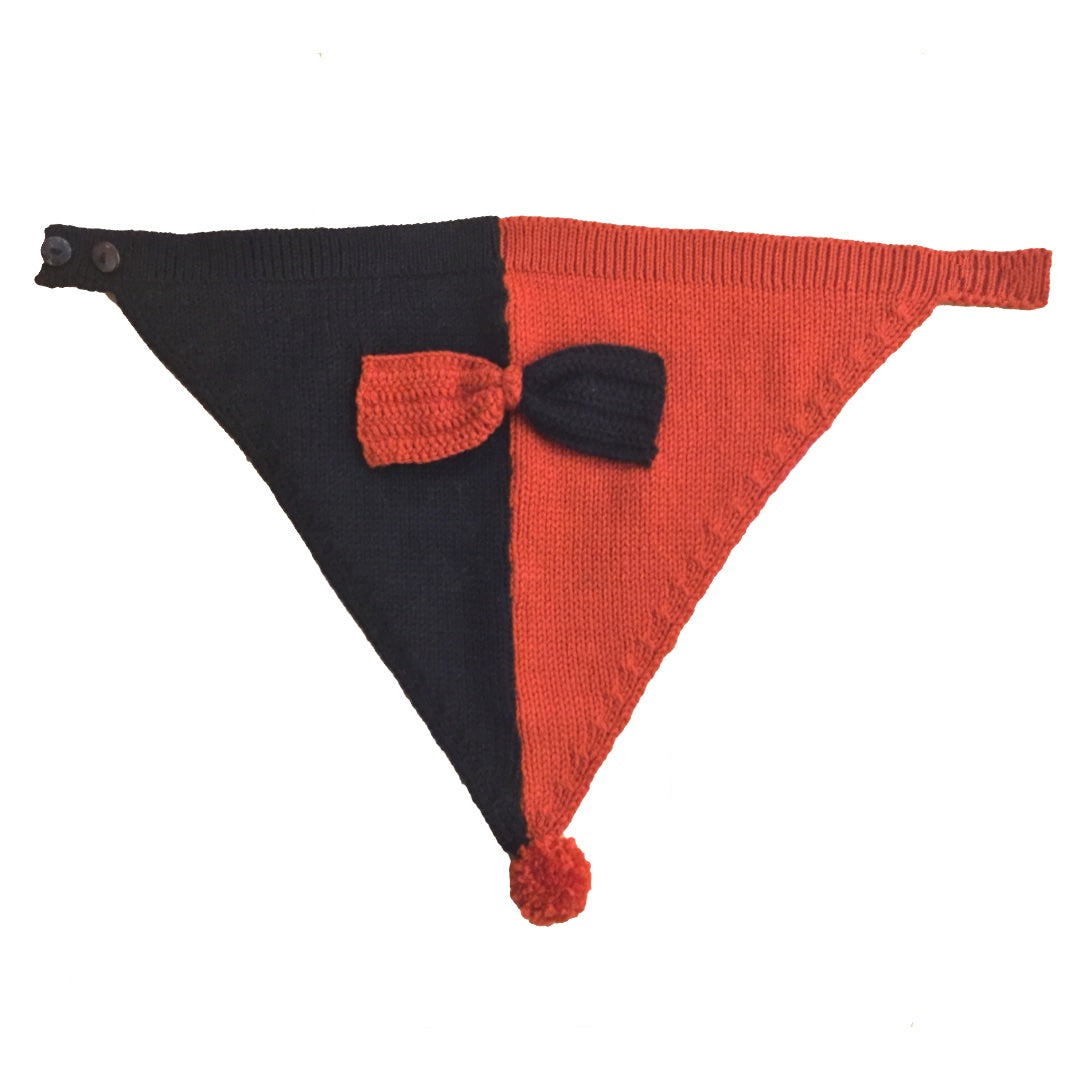 DuoColor Pet Bandana with Attached Bow