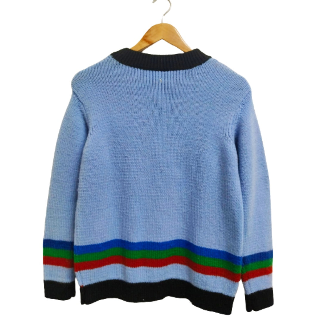Pullover Round Neck  - Multi Color |  For Men  |  100% Organic Wool
