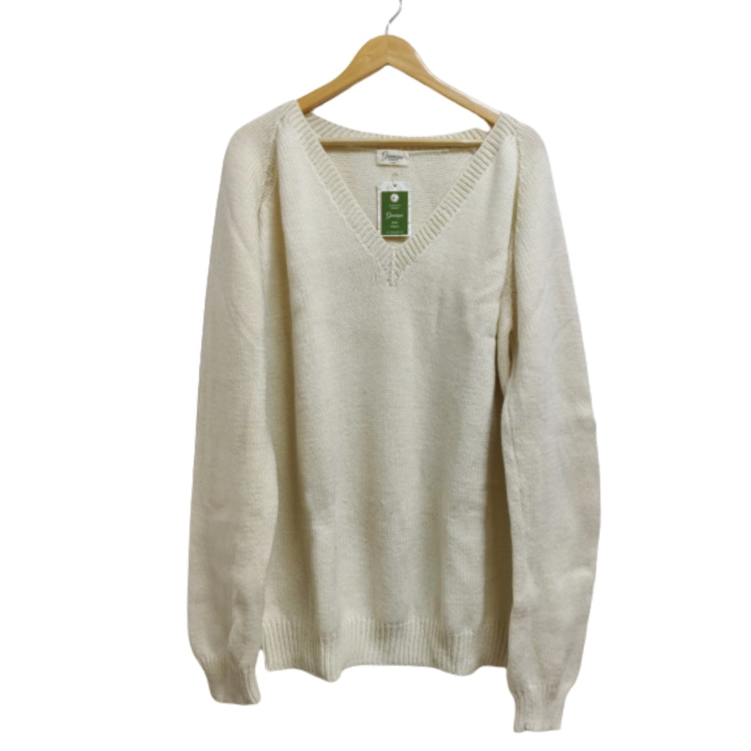 Men Pullover - V Neck | 100% Organic Wool