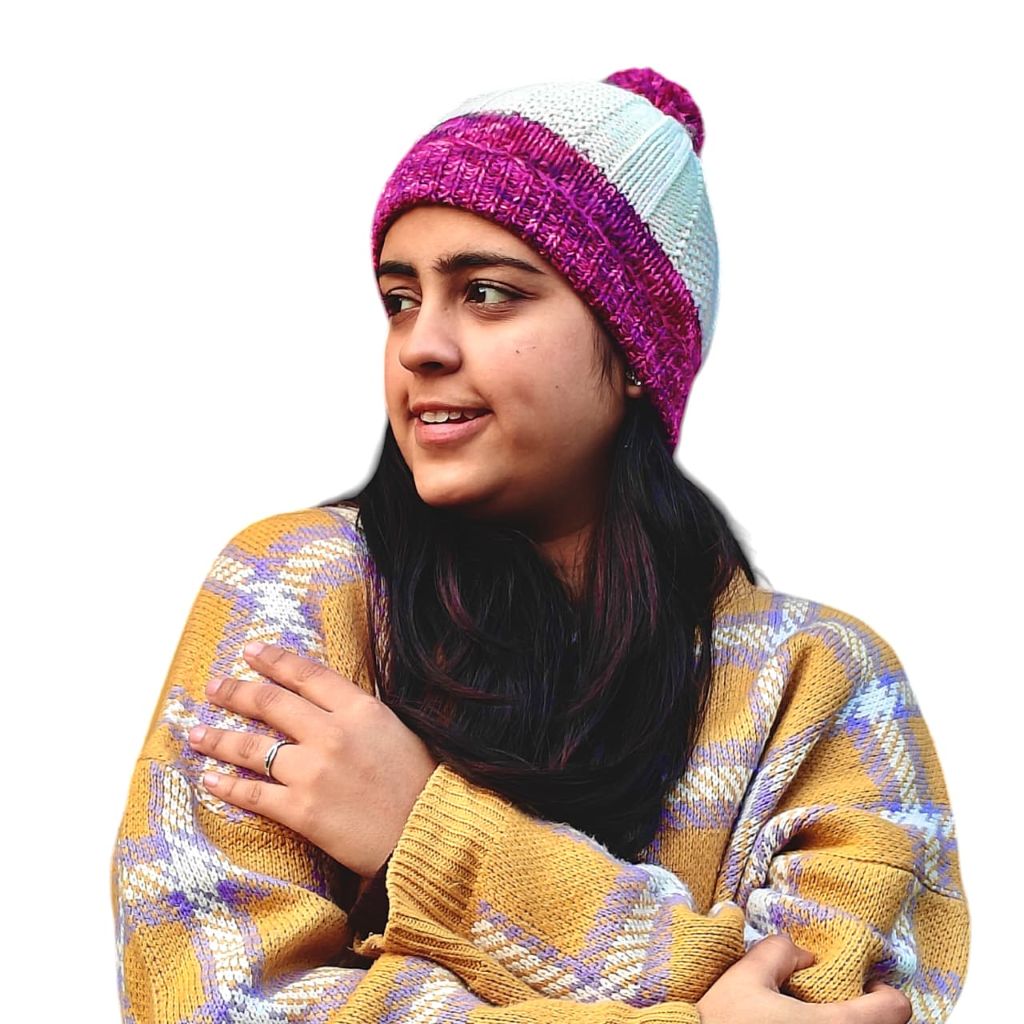 Handcrafted 100% Wool Cap – Natural & Mixed Colors