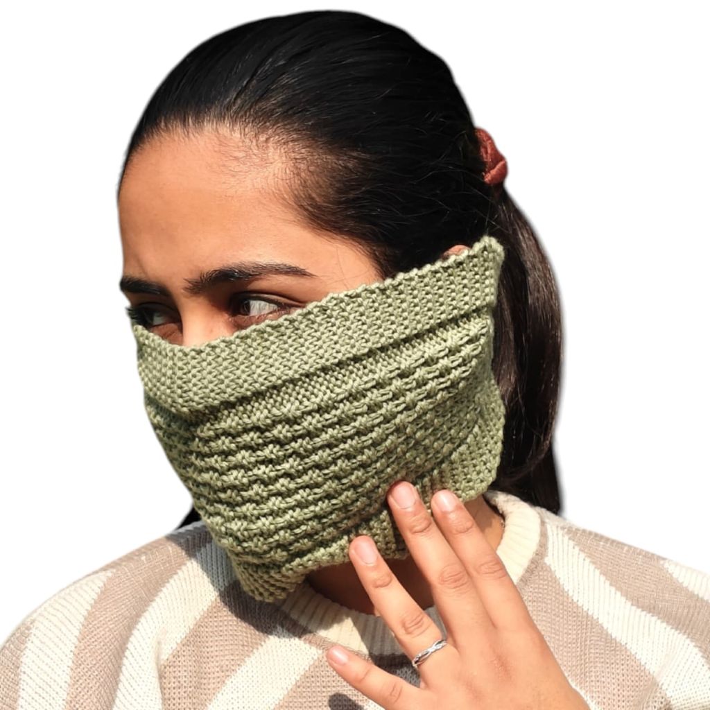 100% Wool Knit bandana