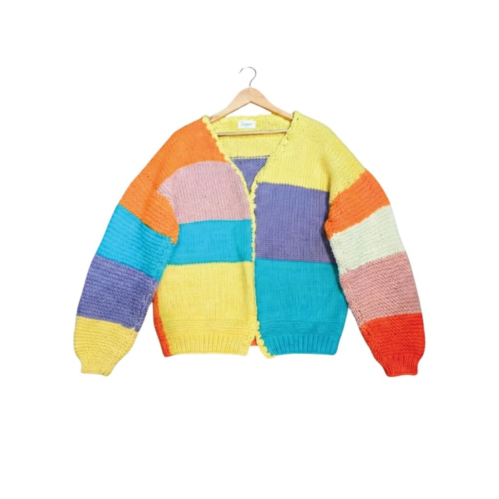 Organic Wool |  Cardigan |  Multi color