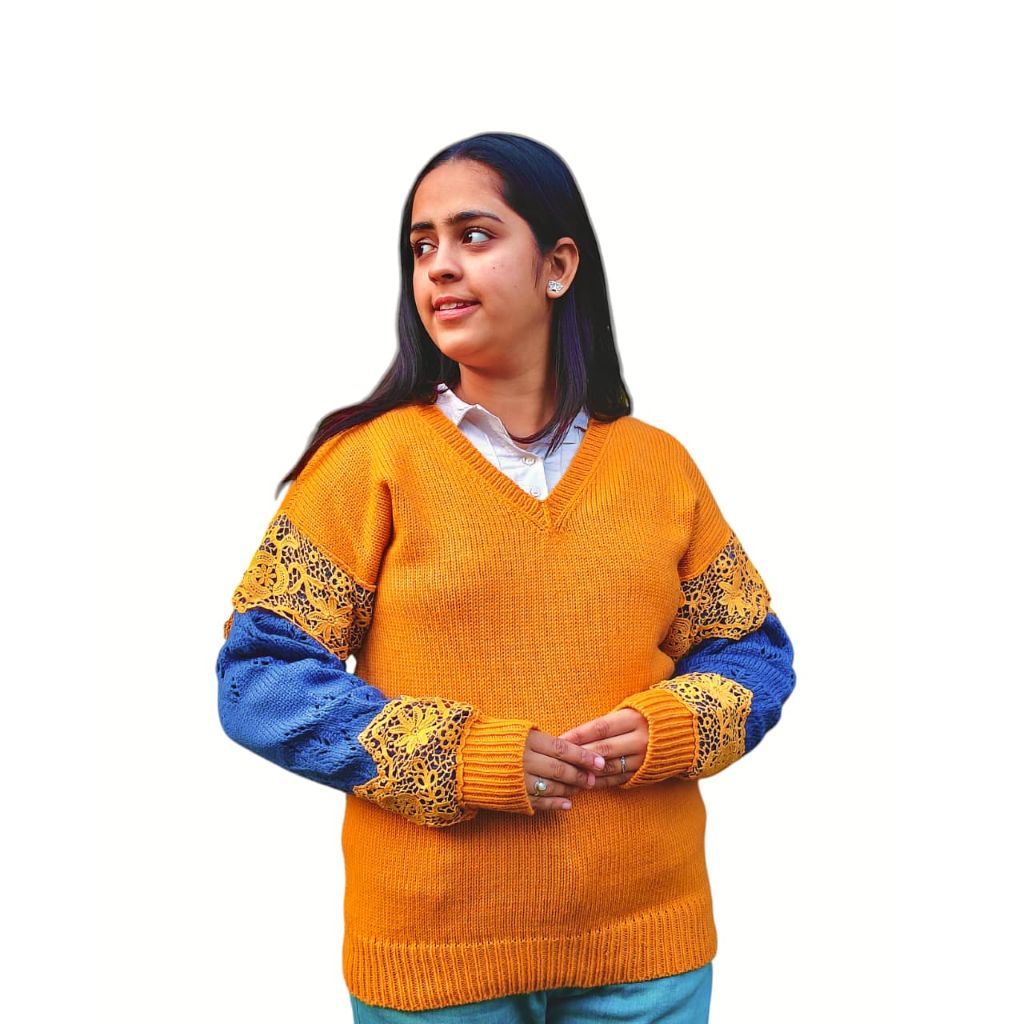 Woolen Pullover   | 100% Wool Winter Knit