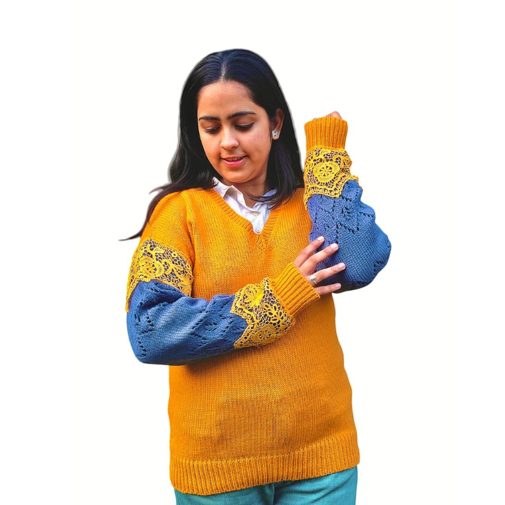 Woolen Pullover   | 100% Wool Winter Knit