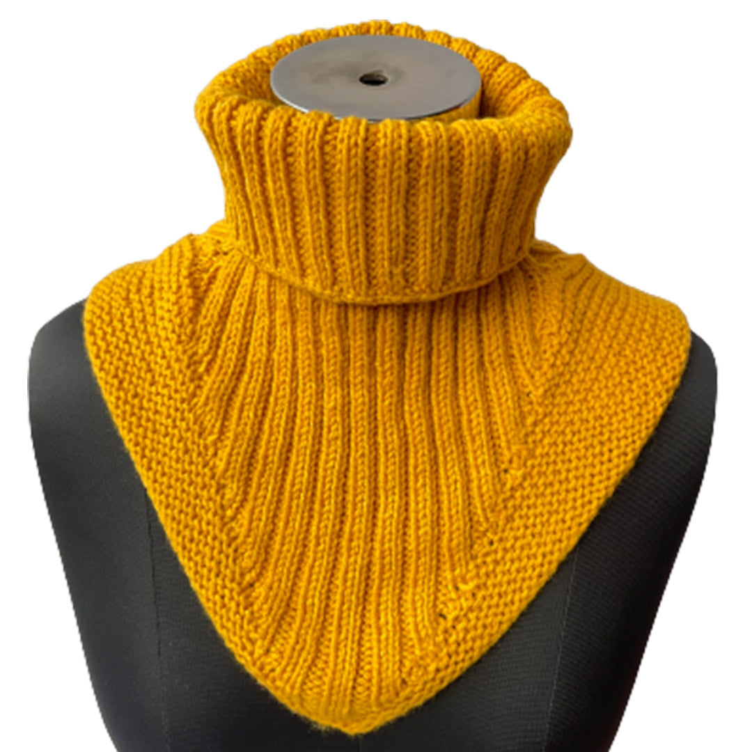 Neck Warmers & Mufflers | Yellow | 100% premium Wool | For women