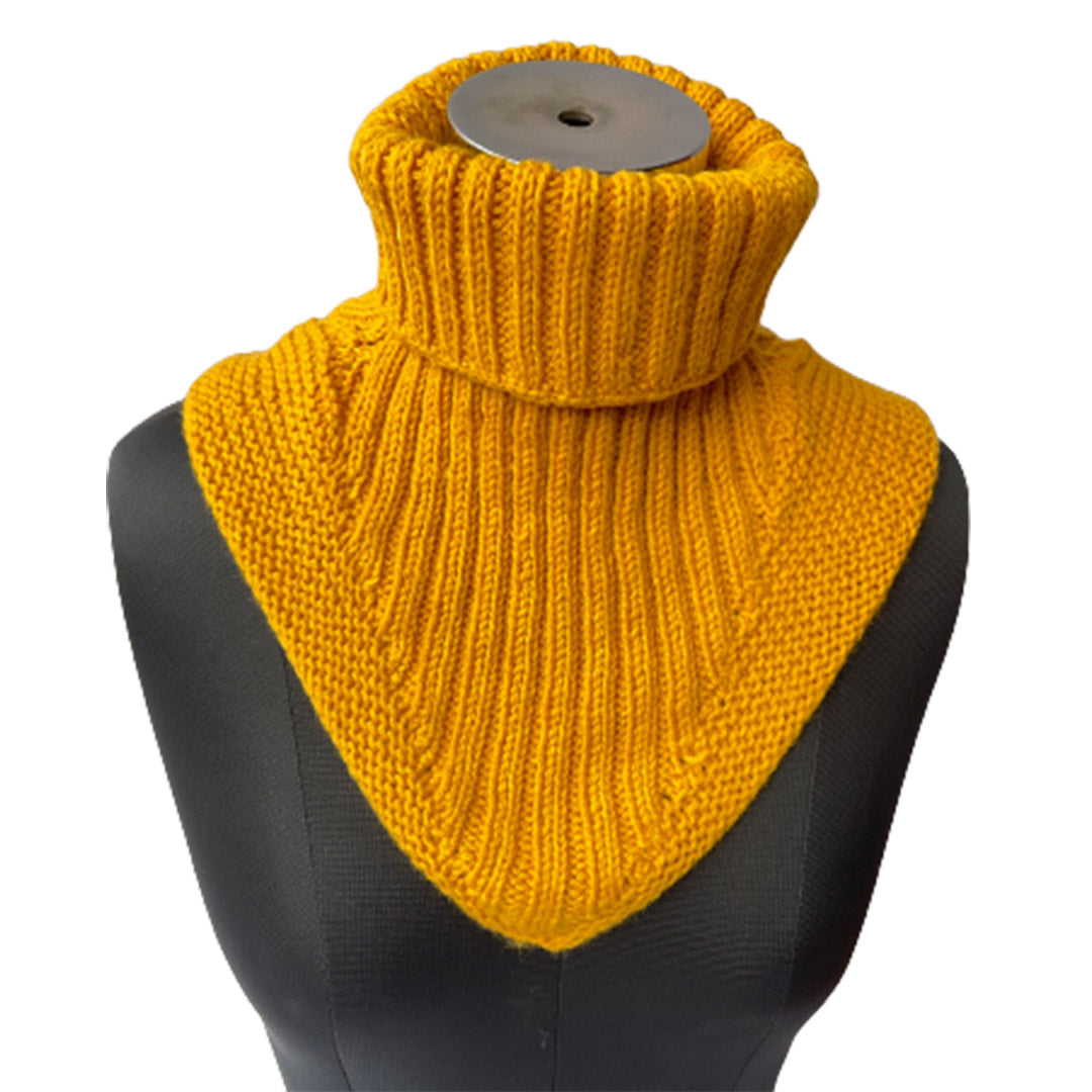 Neck Warmers & Mufflers | Yellow | 100% premium Wool | For women