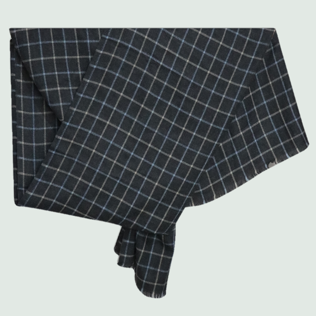 Scottish Checkered Scarf/Muffler - Front View