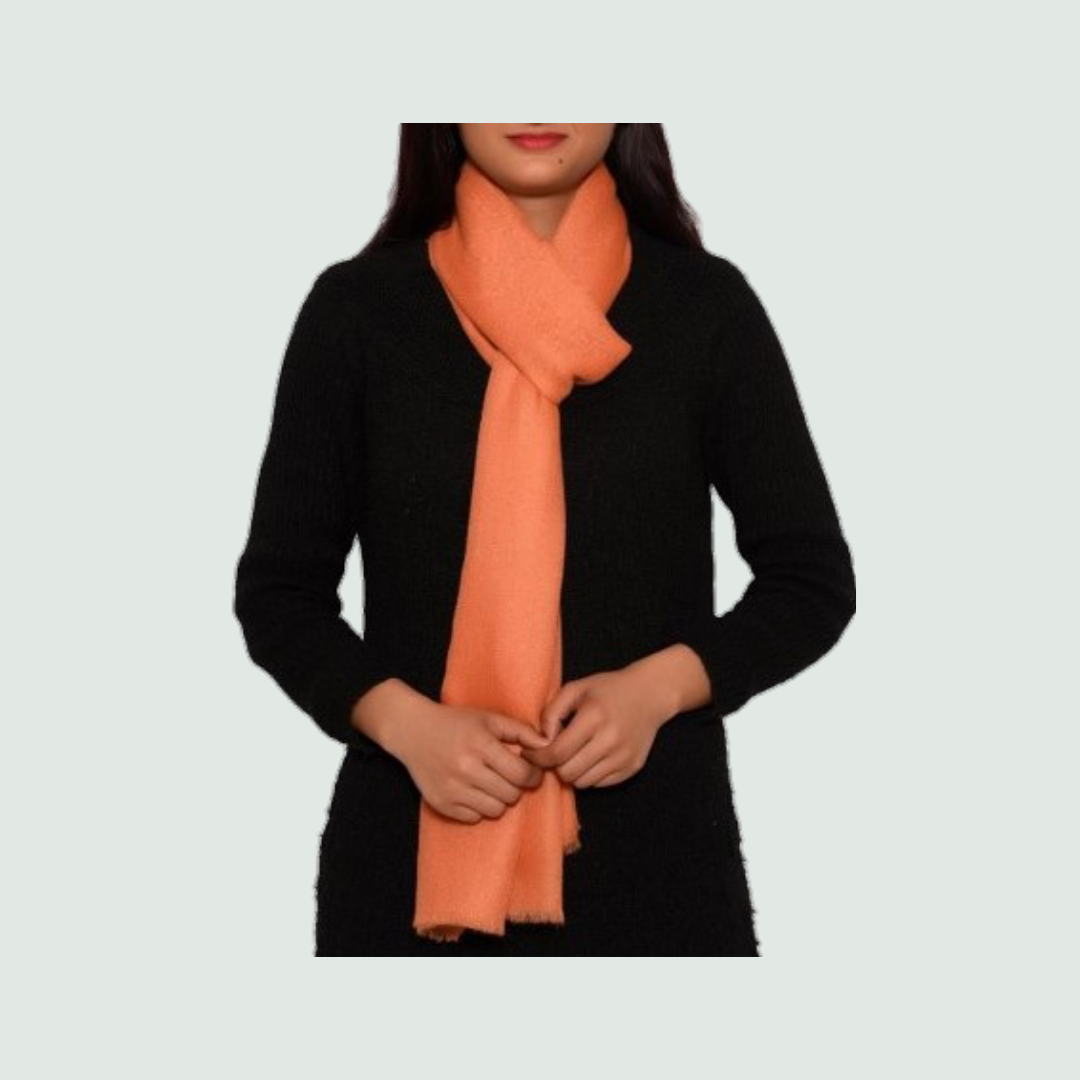Carnelian Pashmina Stole | 100% Pure Cashmere | For Women - Mojopanda Organic  Store
