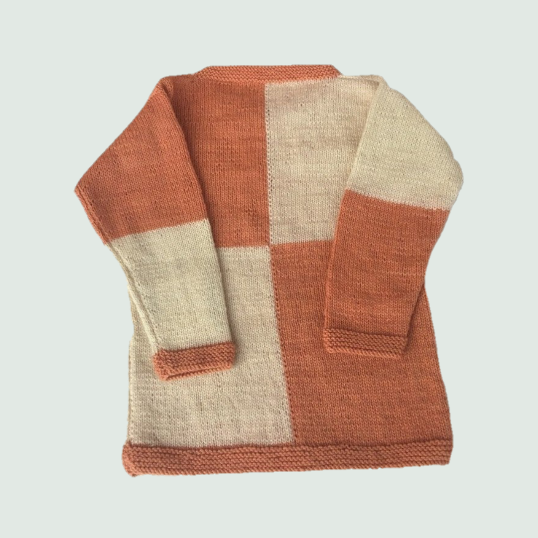 Clementine Woolen Pullover for Boys & Girls - Back Side