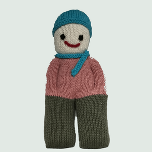 Mr. Happy - The Doll Hand Knitted Stuffed/Plush/Soft Toy - Front View