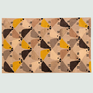 Little Birdies Hand Knotted Carpet - Front View