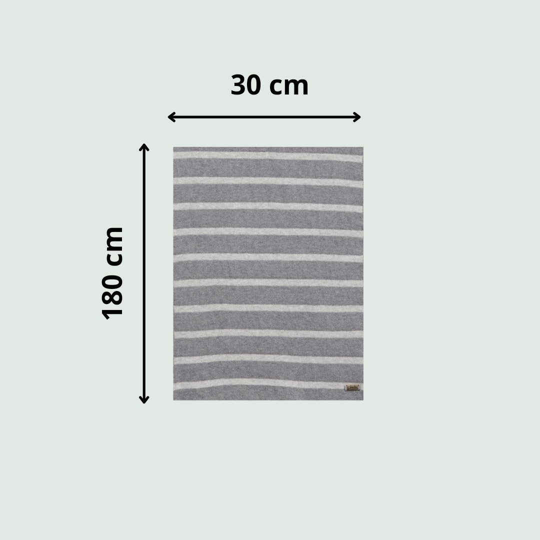 Zebra Stripes Scarf/Muffler - Front View