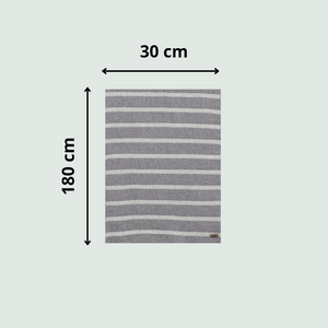 Zebra Stripes Scarf/Muffler - Front View