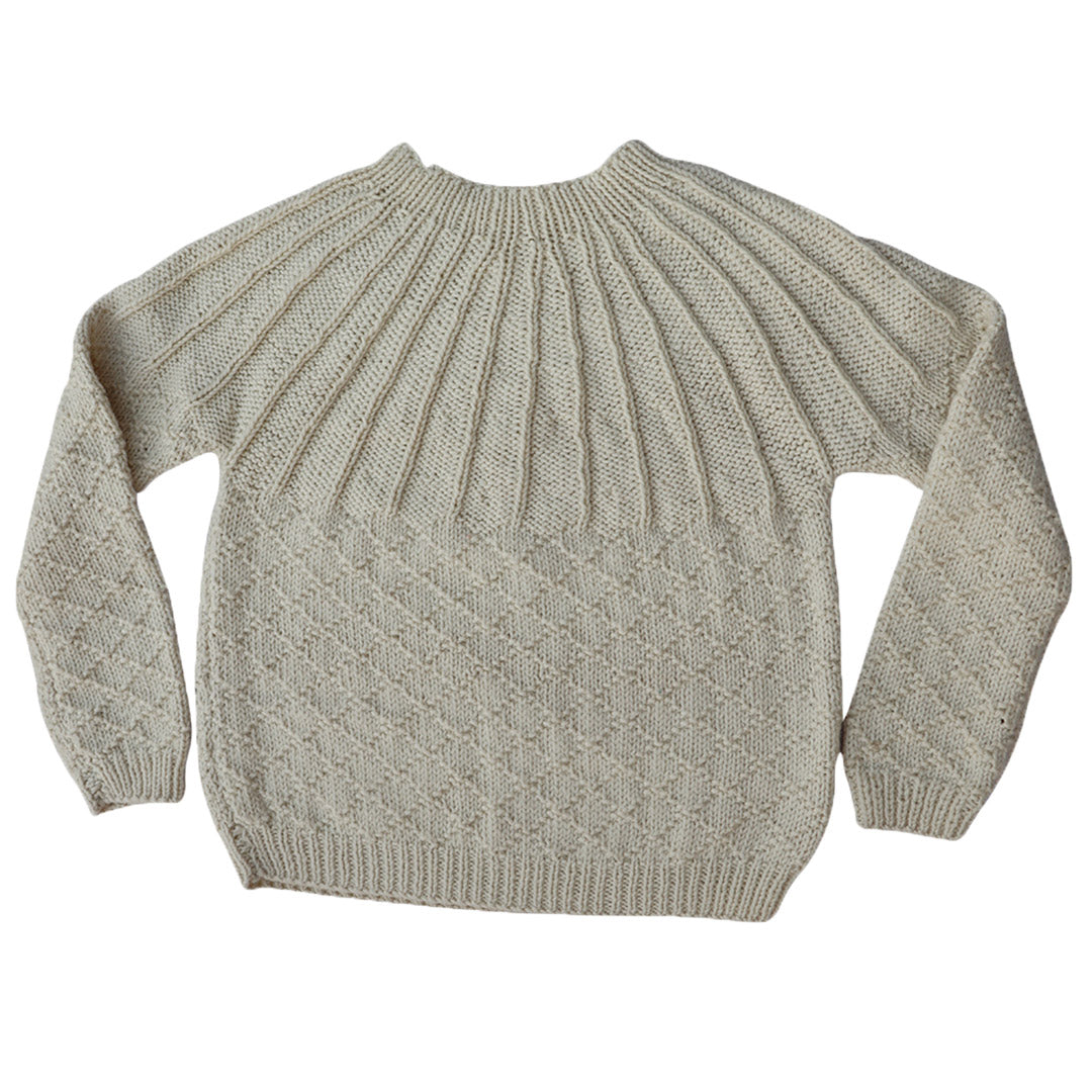 Organic Wool  | Pullover |   Ivory