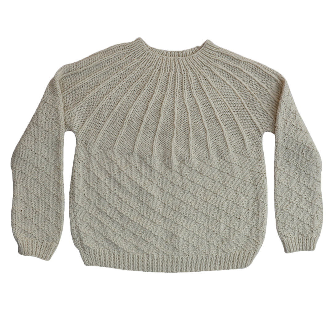 Organic Wool  | Pullover |   Ivory